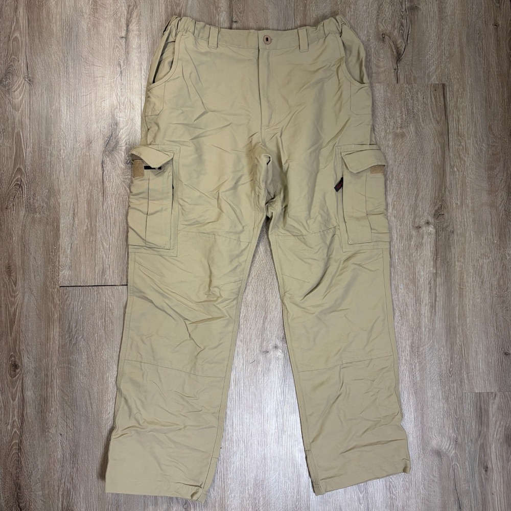 Railriders 100% Nylon Cargo Pants Brown Tan Mens Size Small Tactical